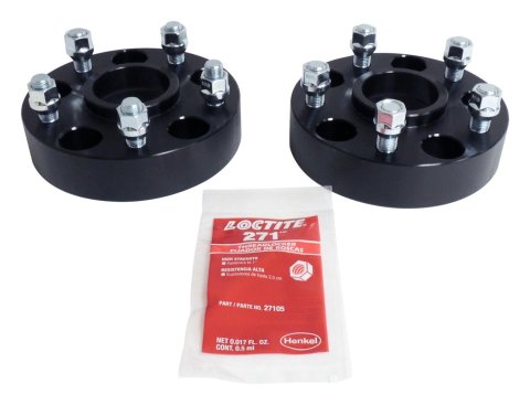 RT Off-Road 1.5 inch Wheel Spacers RT32019 Spacer, in. Thick, Aluminum, Black Anodized, 14mm x 1.50 RH Threads, Jeep, JL, JT, Pair