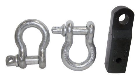 RT Off-Road Vehicle Recovery Kits RT33010 Receiver Mount, Recovery, 2 Bow Shackles, Type, 2 in., Each