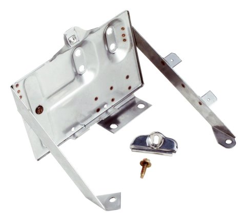 RT Off-Road Battery Boxes and Trays RT34020 Tray Kit, Stainless 1976-1986 Cj-5, Cj-7, Cj-8