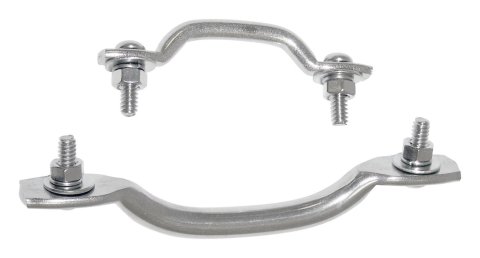 RT Off-Road Footman Loops RT34029 Loop, Long Type, Stainless Steel, Polished, Jeep, Each
