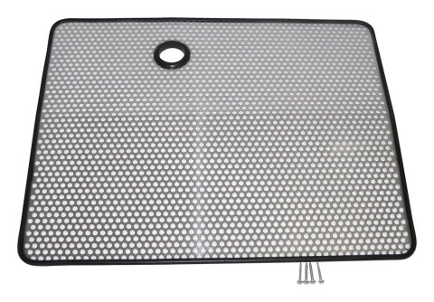 RT Off-Road Bug Screens for 1987-1995 WRANGLER - RT34036 Grille Insert, Screen, Main Grille Position, Overlay Style, Stainless Steel, Natural, Jeep, Each