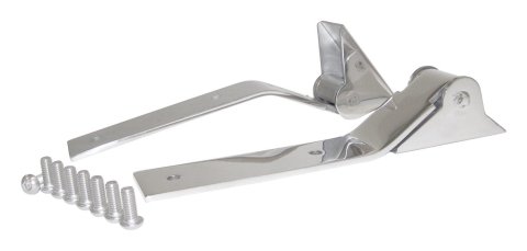 RT Off-Road Tailgate Hinges RT34049 Hinges, Stainless Steel, Polished, Jeep, Pair