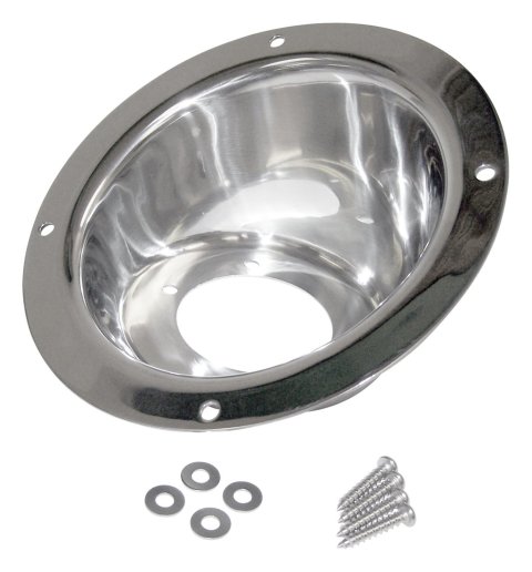 RT Off-Road Fuel Neck Protectors for 1997-2006 WRANGLER - RT34056 Protector, Stainless Steel, Polished, Jeep, Each