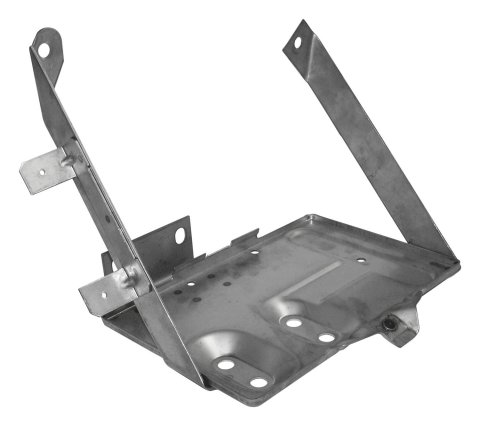 RT Off-Road Battery Trays RT34087 Boxes and Trays, Replacement, OEM Style, Direct-Fit, Stainless Steel, Natural Finish, Jeep, Each