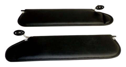 RT Off-Road Interior Sunvisors RT52004 Sunvisors, Interior, Vinyl, Black, Jeep, Pair