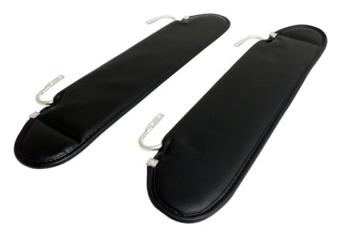 RT Off-Road Interior Sunvisors RT52005 Sunvisors, Interior, Vinyl, Black, Jeep, YJ, Pair