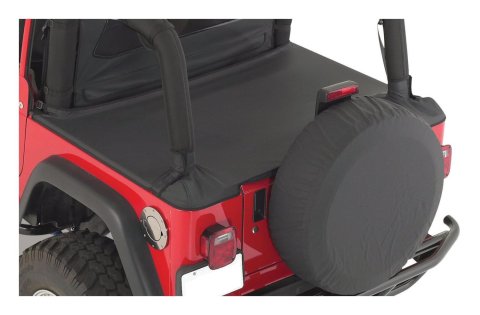 RT Off-Road Tonneau Covers for 1992-1995 WRANGLER - TN10015 Cover, Deck Cover Type, Fabric, Black Denim, Jeep, Each