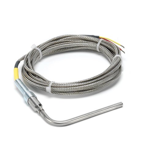 Stack Gauges Data Acquisition Components ST269384 Thermocouple, Type K, Exposed Tip, Exhaust Gas Temp, 90º, 5mm dia., 76mm Probe Length, 3m lead length