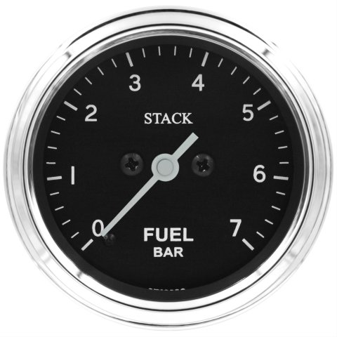 Stack Gauges ST3305C GAUGE, FUEL PRESS, PRO STEPPER MOTOR, 52MM, CLASSIC, 0-7 BAR, M10 MALE