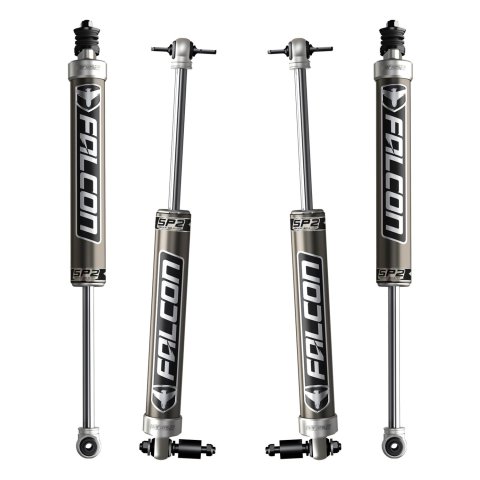 TeraFlex Jeep JL Wrangler Falcon SP2 2.1 Shocks for 2007-2017 WRANGLER, 2018 WRANGLER JK - 03-02-21-400-253 Shock, 2.1, Monotube, Lifted, Jeep, Set of 4