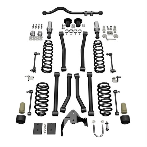 TeraFlex - Suspension Leveling & Lift Kits for 2007-2017 WRANGLER, 2018 WRANGLER JK 1313000 Kit JKU 4-Door Sport S/T3 System (3" Lift) No Shocks