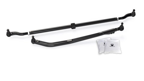 TeraFlex HD Tie Rod and Drag Link Kits for 2020-2024 GLADIATOR, 2018-2024 WRANGLER - 1863900 Kit, HD, Greasable, Steel, Black Powdercoated, Jeep, Kit