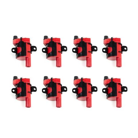 Top Street Performance LS High Ignition Coils 81016-8 Coil, Coil Pack, 40,000 Volt, Red, Chevy, LS, Set of 8