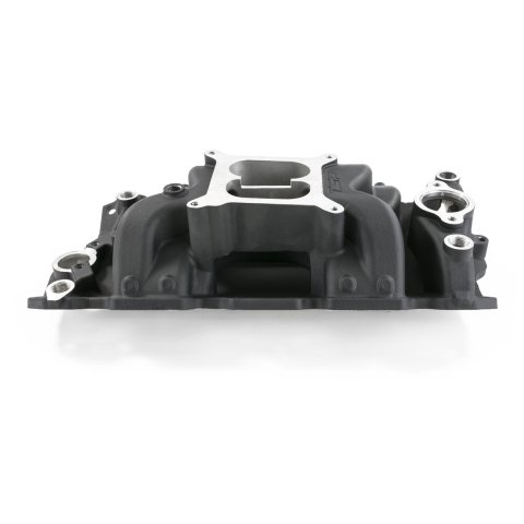 Top Street Performance Dual-Plane Air Gap Intake Manifolds 82026BK 1957-95 SMALL BLOCK CHEVY V8 DUAL PLANE AIR GAP INTAKE MANIFOLD SATIN ,SLOTTED