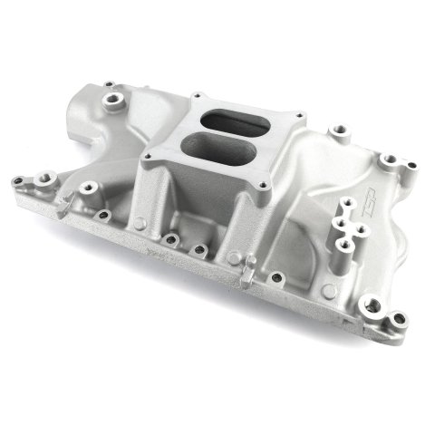 Top Street Performance High Dual Plane Intake Manifolds 84023 Manifold, Plane, Aluminum, Satin, Square Bore, Ford, 351W, Each