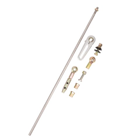 Top Street Performance Adjustable Column Shift Linkage Kits CB5010 Steering Linkage, Billet Aluminum, Natural, GM, Automatic, Kit