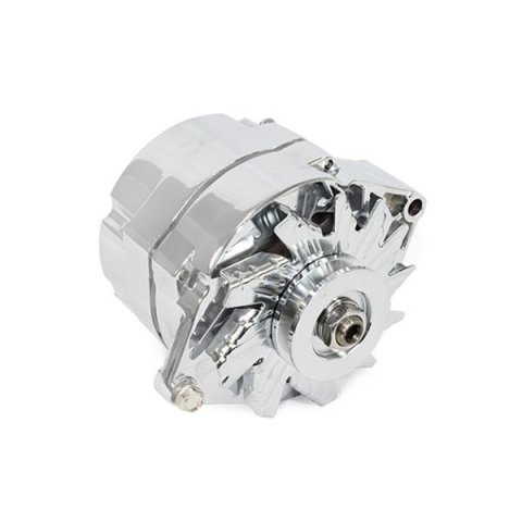 Top Street Performance Alternators ES1001C Alternator, GM 10si, 110 Amp, Internal Regulator, Chrome, Buick, Chevy, Pontiac, Oldsmobile, Each