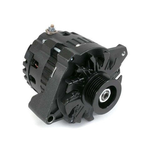 Top Street Performance Alternators ES1006BK Alternator, GM CS130, Internal Regulator, 160 Amp, Black, Buick, Chevy, GMC, Each