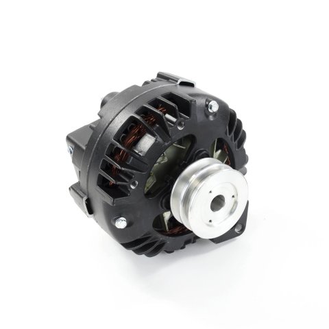 Top Street Performance Alternators ES1013BK ALTERNATOR - MOPAR, 100AMP, DUAL V-BELT, 1 WIRE SETUP, RETRO STYLE, BLACK