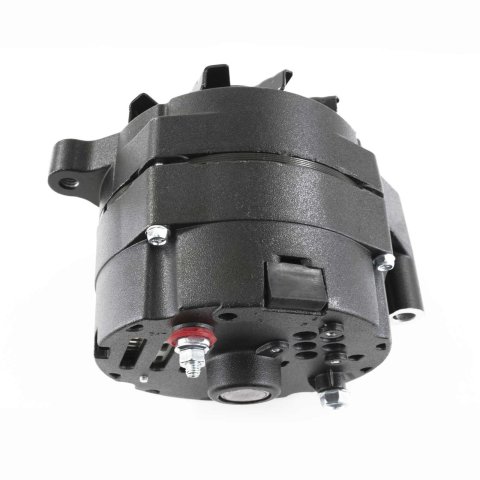 Top Street Performance Alternators ES1031BK Alternator, Ford 1G, Internal Regulator, 110 Amp, Black Powdercoated, V-Belt, Each