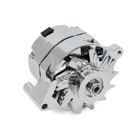 Top Street Performance Alternators ES1031C Alternator, Ford 1G, Internal Regulator, 110 Amp, Chrome, American Motors, Ford, Mercury, Each