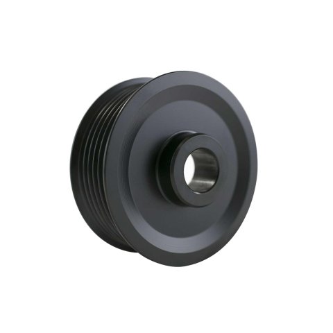 Top Street Performance Alternator Pulleys ES1095 Pulleys, Serpentine, 6-Groove, for Denso-style Alternator, Steel, Black, Each