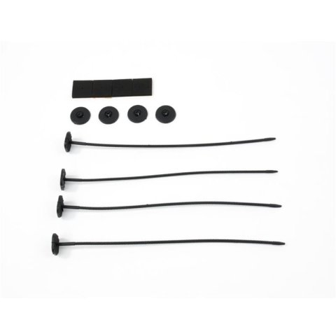 Top Street Performance Standard Cooling Fan Mounting Kits HC6100 Electric Hardware, Plastic, Black, Kit
