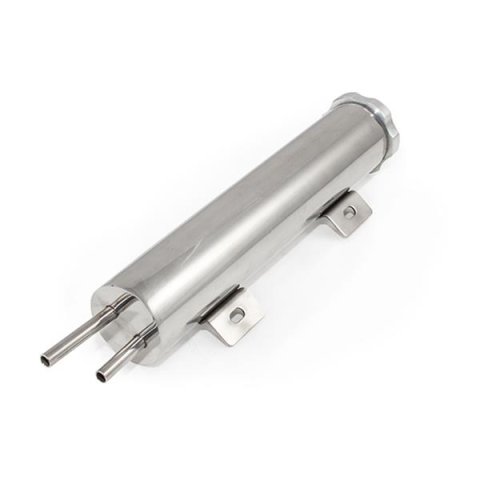 Top Street Performance Stainless Steel Overflow Tanks HC6321 Tank, 14 oz., Cylindrical, Steel, Natural, Recirculating, 2 in. Diameter, 10 in. Length, Each