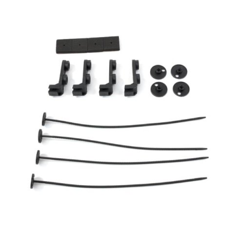 Top Street Performance Pro Series Cooling Fan Mounting Kits HC7101 Brackets, Series, Black, Plastic, Kit