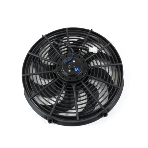 14 Inch 1,200 CFM Top Street Performance Pro Series Electric Cooling Fan HC7104 Fan, Series, Single, in. Diameter, cfm, Plastic, Black, Each