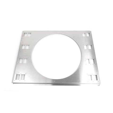 Top Street Performance Fan Shrouds HC7512 Shroud, Aluminum, Natural, Single Fan, 16 in. Diameter, Each