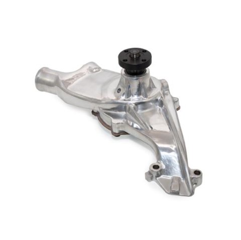 Top Street Performance High-Flow Mechanical Water Pumps HC8009P Pump, Mechanical, High-volume, Clockwise Rotation, Aluminum, Polished, Chevrolet, 348, 409, Each