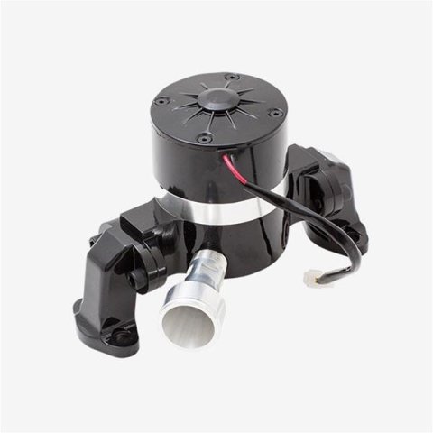 Top Street Performance Water Pumps, Electrical HC8010BK ALUMINUM ELECTRIC WATER PUMP - CHEVY SB, 35 GPM, BLACK