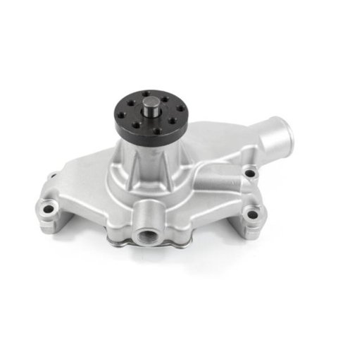 Top Street Performance High-Flow Mechanical Water Pumps HC8013 Pump, Mechanical, Short, High-Volume, CounterClockwise, Aluminum, Natural, Chevy, Small Block, Each