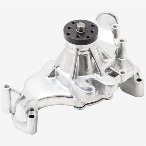 Top Street Performance High-Flow Mechanical Water Pumps HC8022P Pump, Mechanical, Long, High-Volume, Clockwise, Aluminum, Polished, Chevy, Big Block, Each