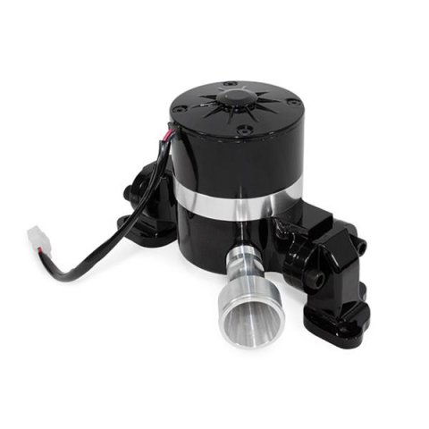 Top Street Performance Water Pumps, Electrical HC8030BK ALUMINUM ELECTRIC WATER PUMP - FORD SB 289/302/351W, 35 GPM, INCLUDE BACKPLATE, BLACK