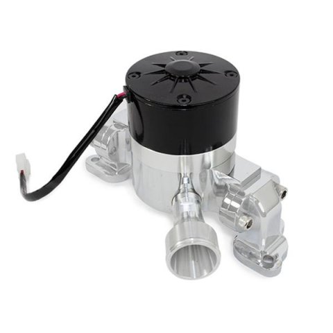 Top Street Performance High-Flow Electric Water Pumps HC8030C Pump, Electric, 35 gpm, Aluminum, Chrome, Ford, Each
