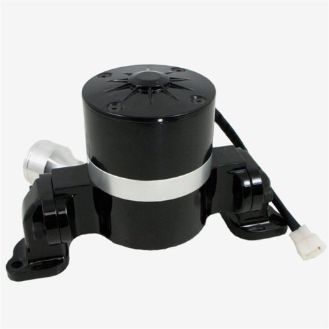 Top Street Performance Water Pumps, Electrical HC8031BK ALUMINUM ELECTRIC WATER PUMP - FORD SB 351C, 35 GPM, INCLUDE BACKPLATE, BLACK