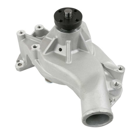 Top Street Performance High-Flow Mechanical Water Pumps HC8053 Pump, Mechanical, High-volume, Clockwise Rotation, Aluminum, Natural, Ford, Big Block F