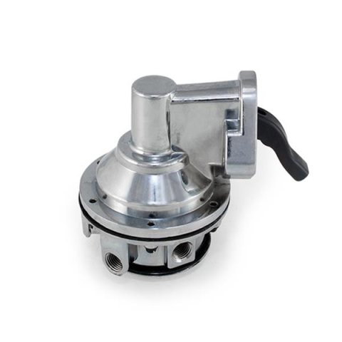 Top Street Performance Mechanical Fuel Pumps JM1003C Pump, Mechanical, 80 gph, 6 psi, Chrome Finish, Chevy, Small Block V8, Each