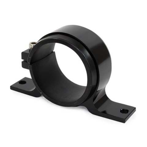 Top Street Performance Aluminum Fuel Pump Brackets JM1019BK Mounting Brackets, Band Clamp, Billet Aluminum, Black Anodized, Each