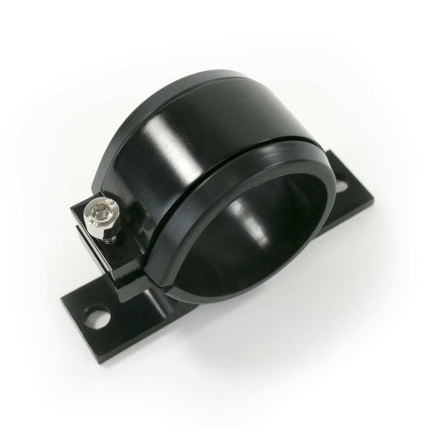 Top Street Performance Aluminum Inline Fuel Filter Brackets JM1027BK Brackets, Billet Aluminum, Black, 50mm Inside Diameter, Each