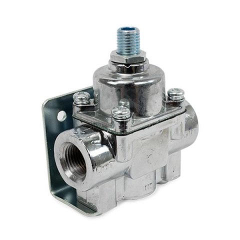 Top Street Performance Fuel Pressure Regulators JM1055C Regulator, 1-4 psi, Aluminum, Chrome, Universal, Each