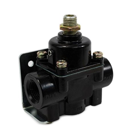 Top Street Performance Fuel Pressure Regulators JM1056BK Regulator, 4.5-9 psi, Aluminum, Black, Universal, Each