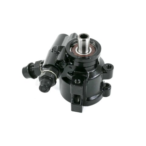 Top Street Performance GM Type II/Saginaw TC Series Power Steering Pumps JM2010BK Pump, II Pumps, Black, Press-Fit Pulley Style, Each