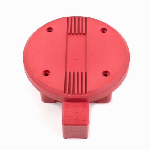 Top Street Performance Distributor Replacement Parts JM6909R HEI DISTRIBUTOR DUST COVER - SUPER ROUND CAP, RED