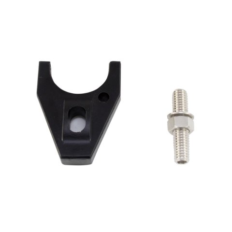 Top Street Performance Distributor Hold-Down Clamps JM6926BK Clamp, Aluminum, Black, Stud Mount, Chevrolet, Each