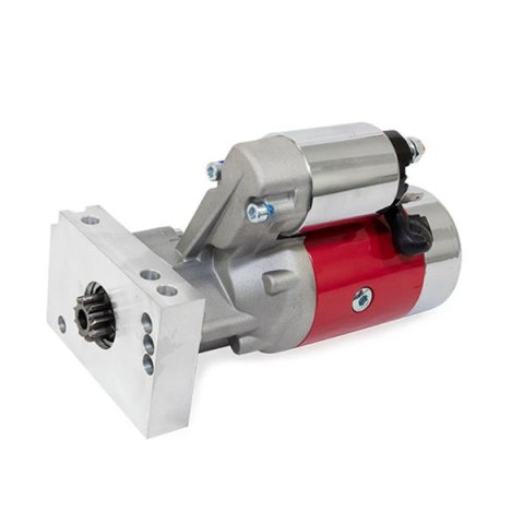 Top Street Performance High-Torque Starters JM7001R Starter, High-Torque, Tilton Style, Standard Rotation, Red, 3.75:1 Gear Reduction, Chevy, Each