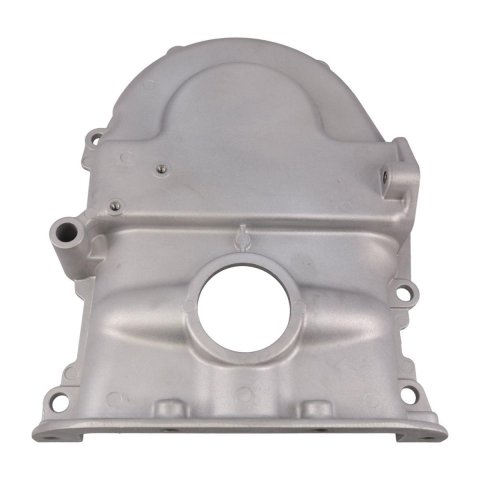Top Street Performance Aluminum Timing Covers JM7308 Cover, Aluminum, 1-Piece, Satin, Includes Pointer and Hardware, Ford, FE, Each