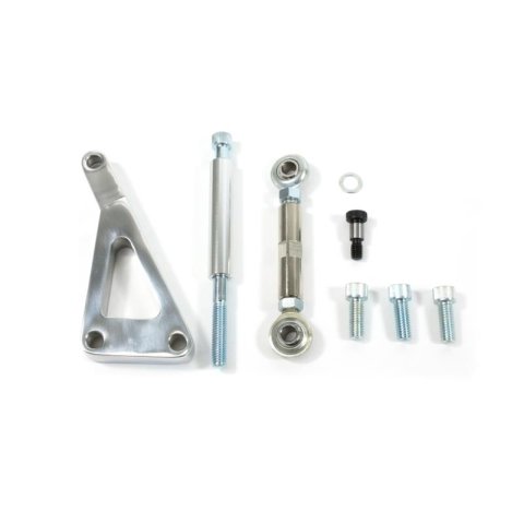 Top Street Performance Alternator Brackets JM9101P Bracket, Passenger Side, Billet Aluminum, Polished, Chevy, Small Block, Long, Kit